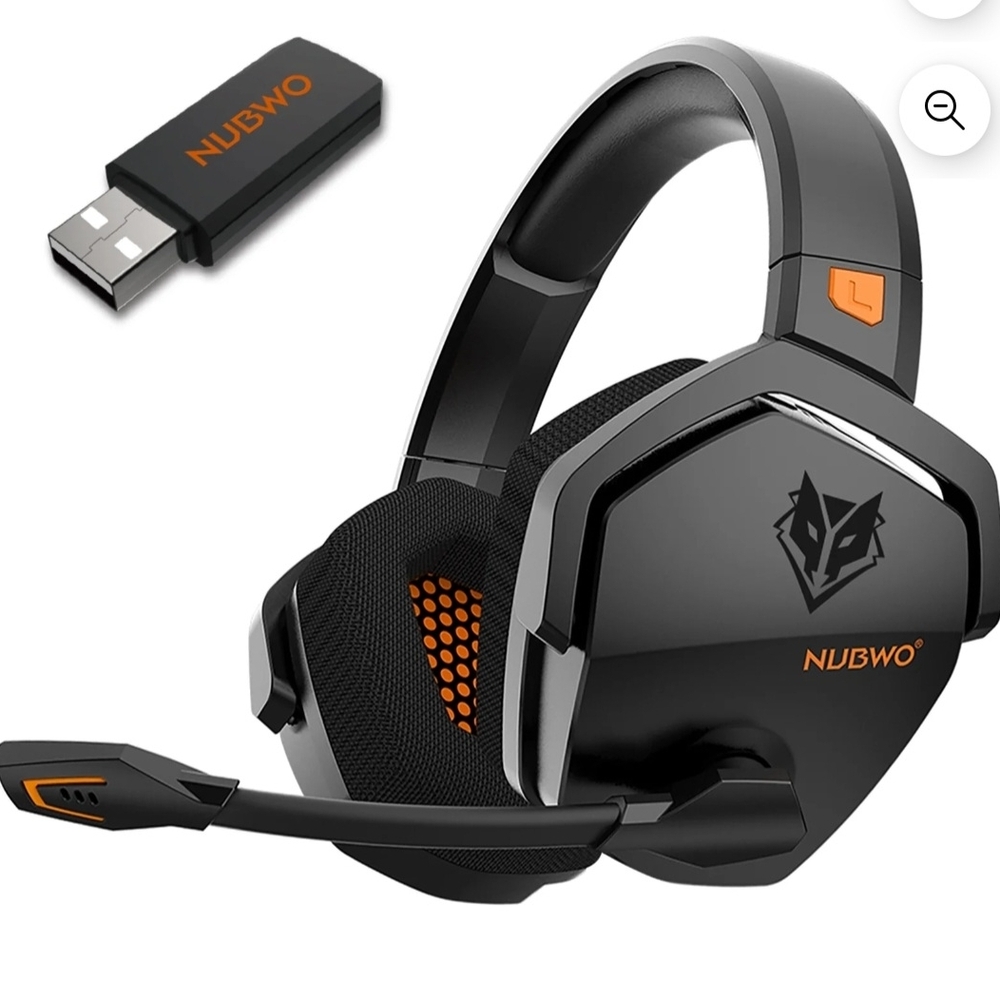 NUBWO G06 Wireless Gaming Headset | 2.4GHz PS4 PS5 PC Headphones w/ Mic